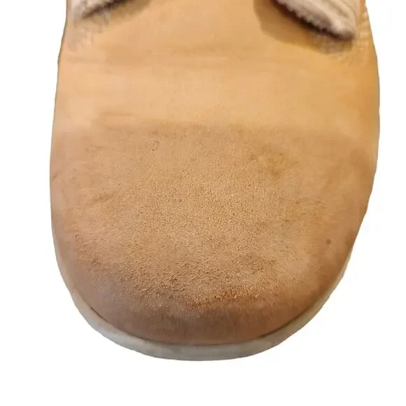 Skechers Y2K Boots Womens Sz 8 Wheat Tan Tough Roll Ankle Boot Lined - Picture 10 of 12